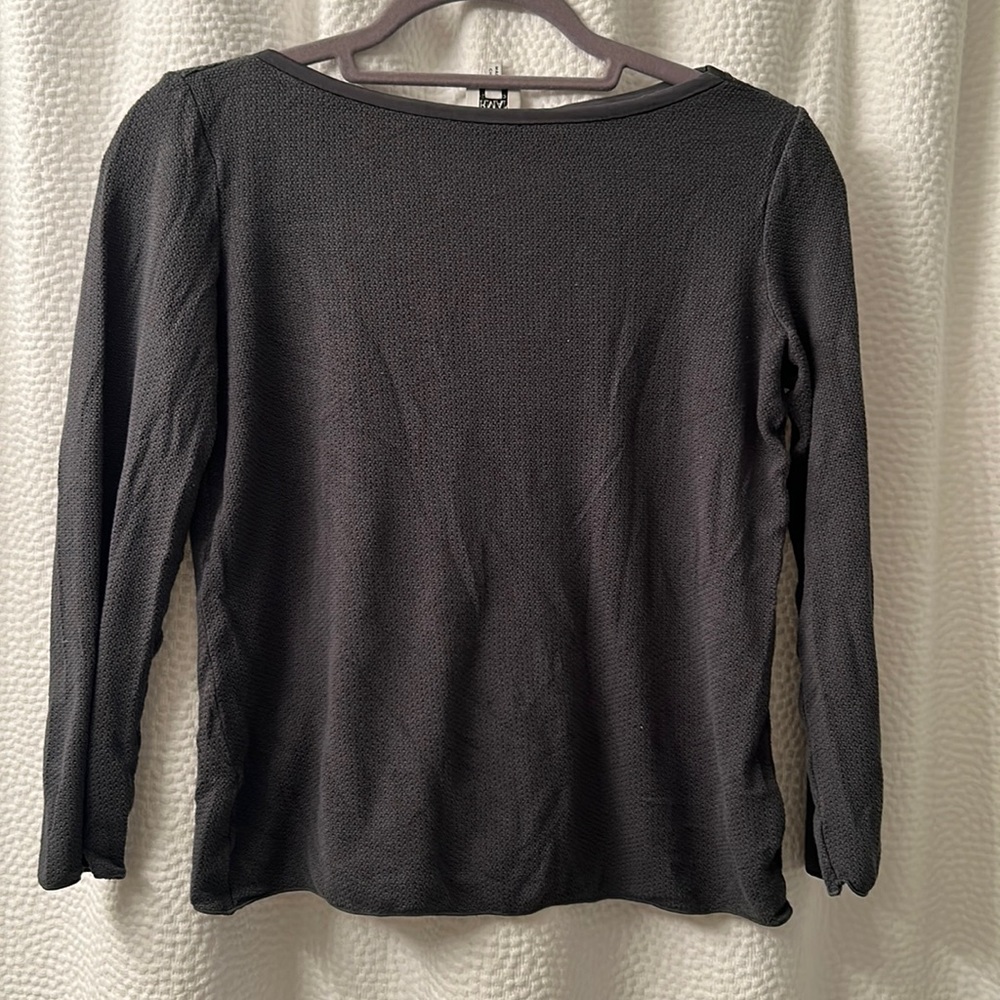 Armani Collezioni Olive Long-Sleeved Shirt